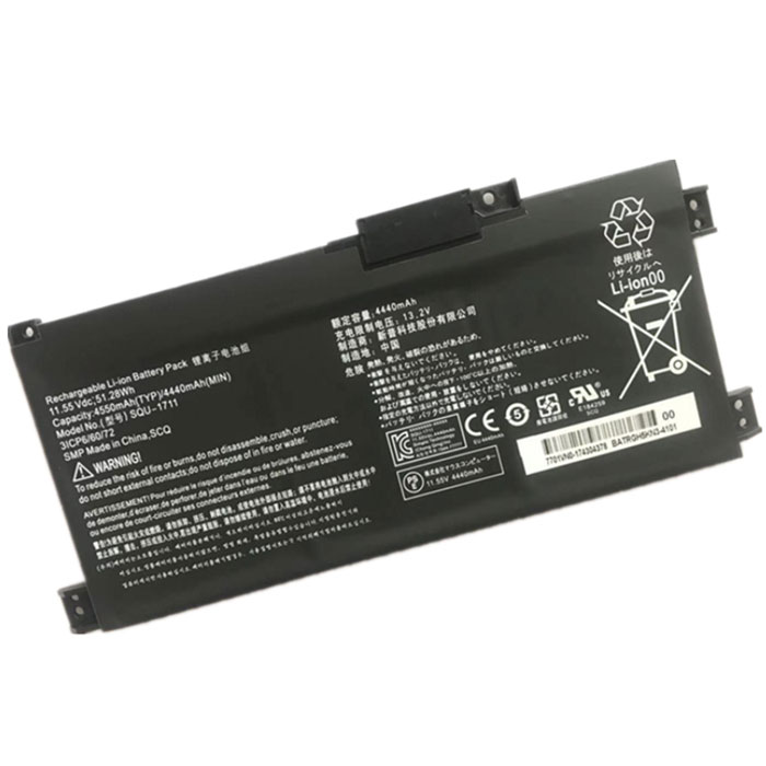 Recambio de Bateria de laptop HASEE 911air I7 8750H 8300 
