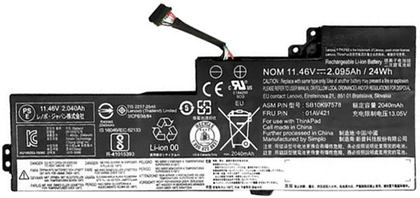 Recambio de Bateria de laptop LENOVO ThinkPad-T480(20L5A008CD) 