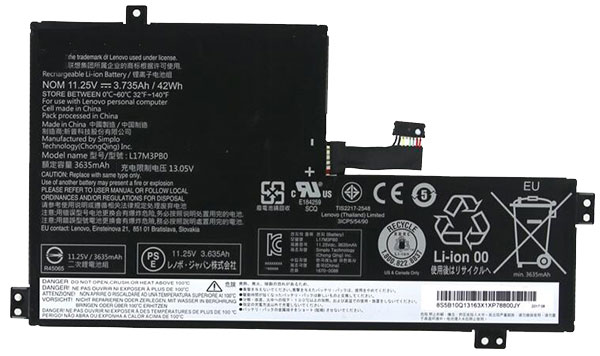 Recambio de Bateria de laptop LENOVO L17M3PB0 