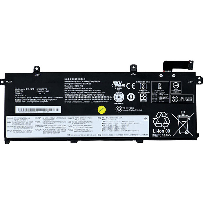 Recambio de Bateria de laptop LENOVO L18C3P72 