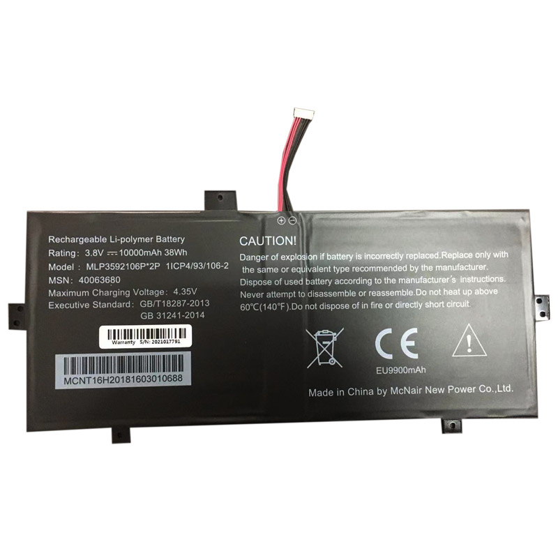 Recambio de Bateria de laptop Medion MLP3592106P-2P 